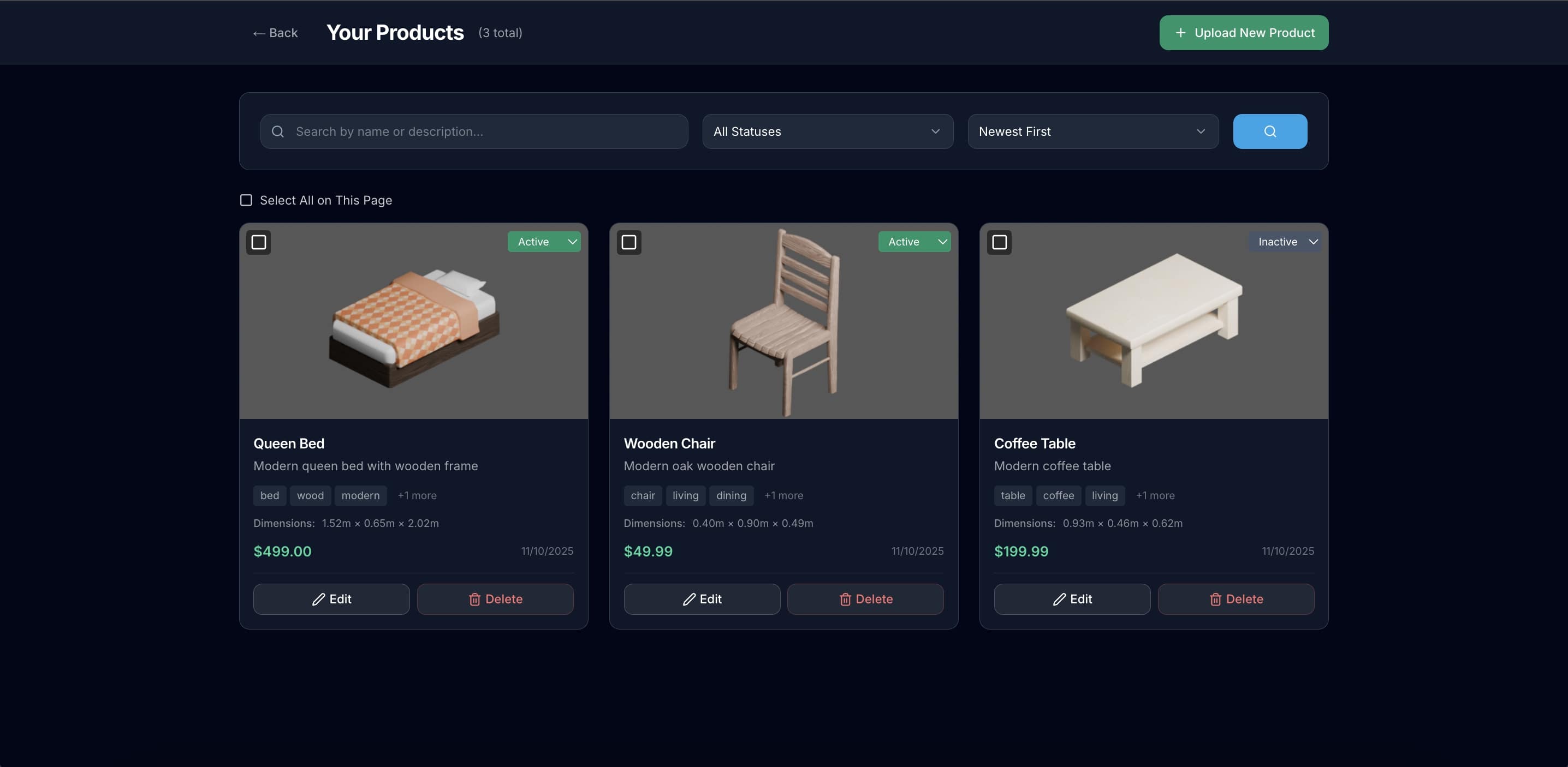 Product Management Dashboard